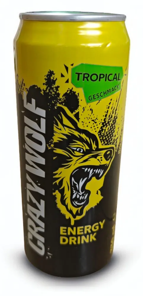 Crazy Wolf Energy Drink Tropical Geschmack