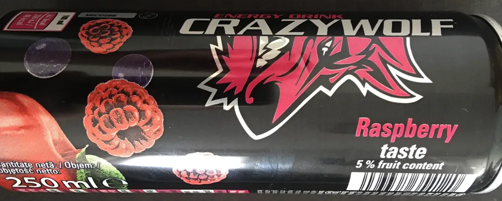 ENERGY DRINK Raspberry taste