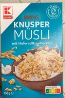 Kokos Knuspermüsli mit Hafervollkornflocken