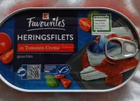 Heringsfilets in Tomaten-Creme
