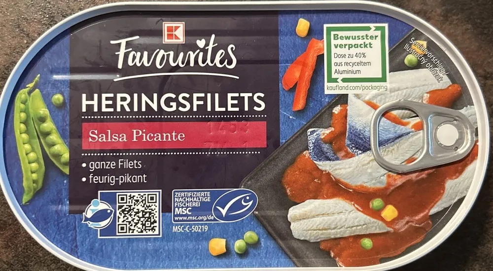 Heringsfilets Salsa Picante