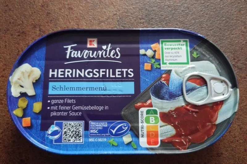 Heringsfilet, Schlemmermenü