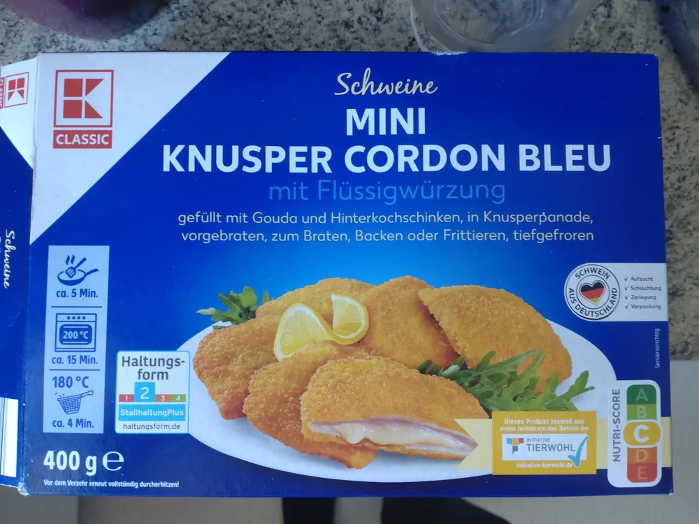 Mini Cordon Bleu
