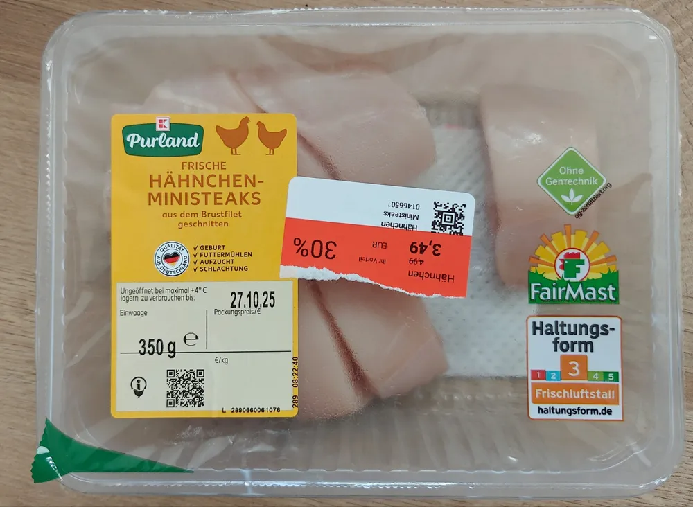 Hähnchen Ministeaks