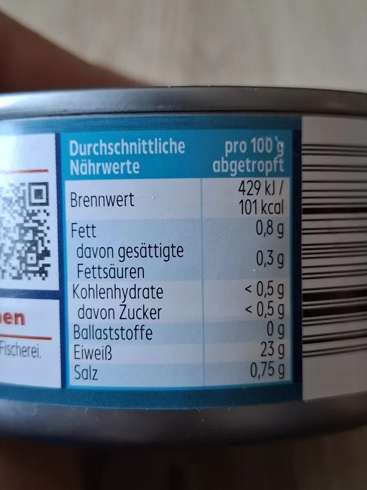 Thunfisch eigener Saft