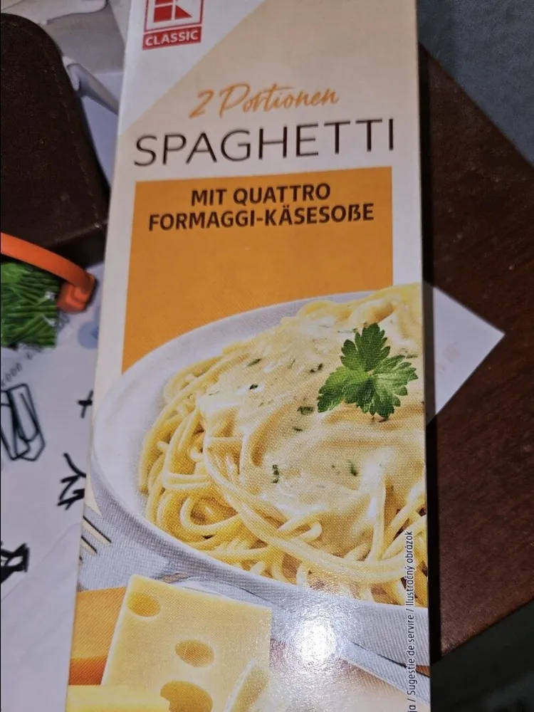 Spaghetti quatro formagi