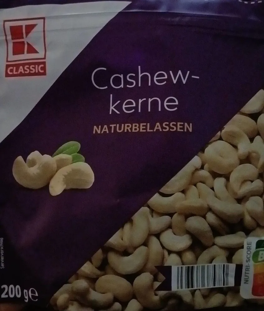 Nuss Cashew natur