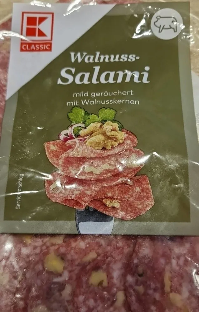 Walnuss Salami