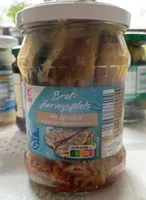 Bratheringsfilets mit Zwiebeln