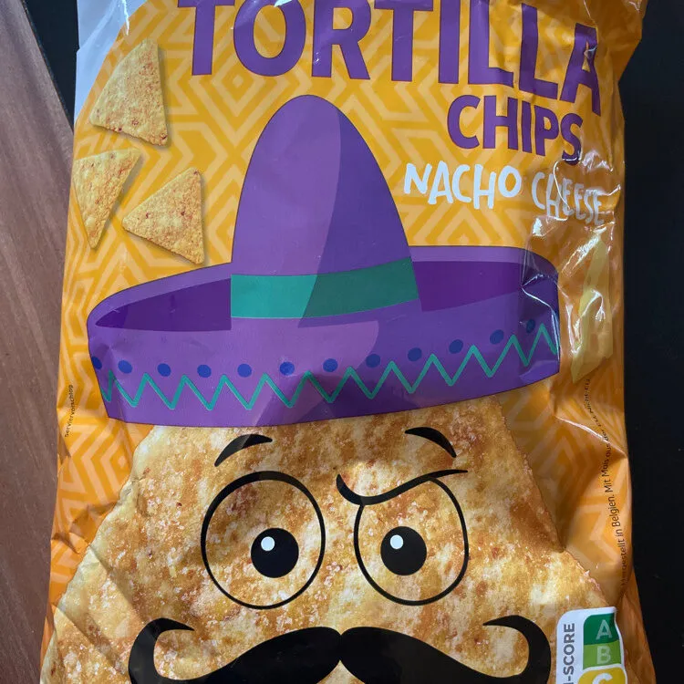 Knusprige Tortilla Chips Nacho Cheese