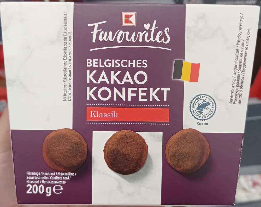 Belgisches Kakao Konfekt