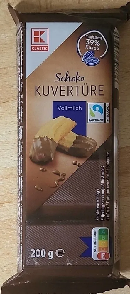 Schoko Kuvertüre Vollmilch