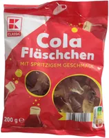 K-Classic Cola Fläschchen mit spritzigem Geschmack