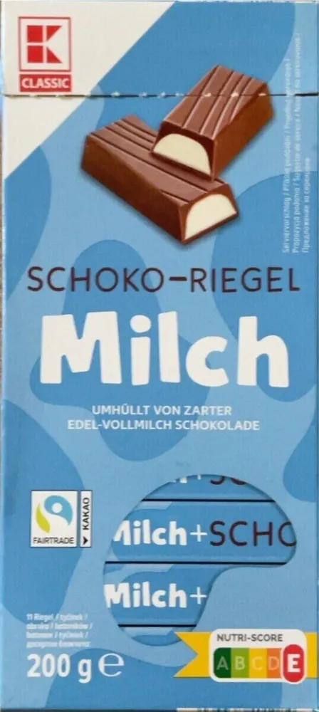Schoko riegel milch