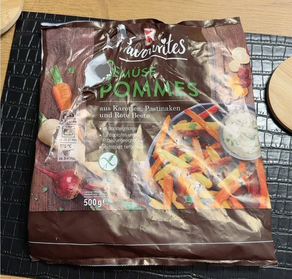 Frites de légumes