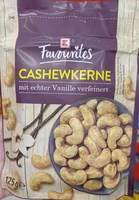 Cashewkerne mit echter Vanille