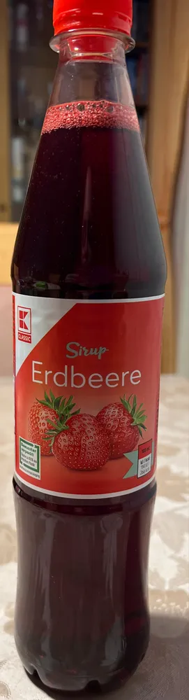 Sirup Erdbeere