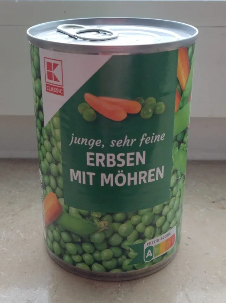 Erbsen und Möhren