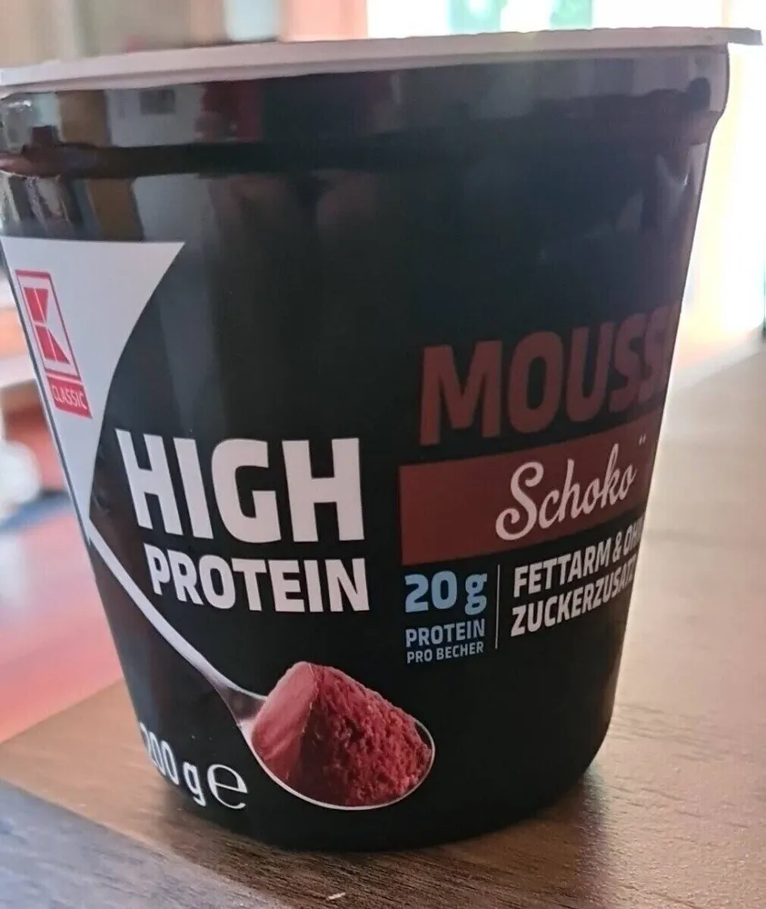 High protein mousse Schoko