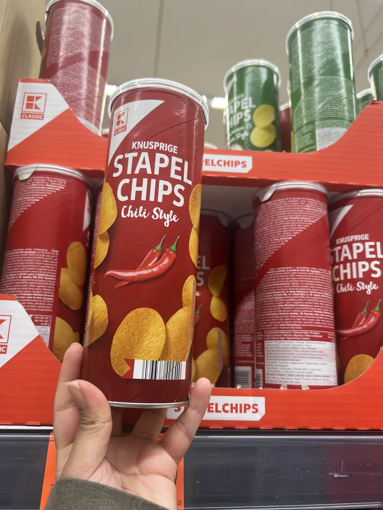 Kaufland Classic Stapel Chips Chili Style