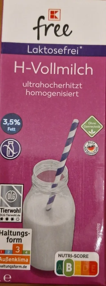 H-Vollmilch laktosefrei