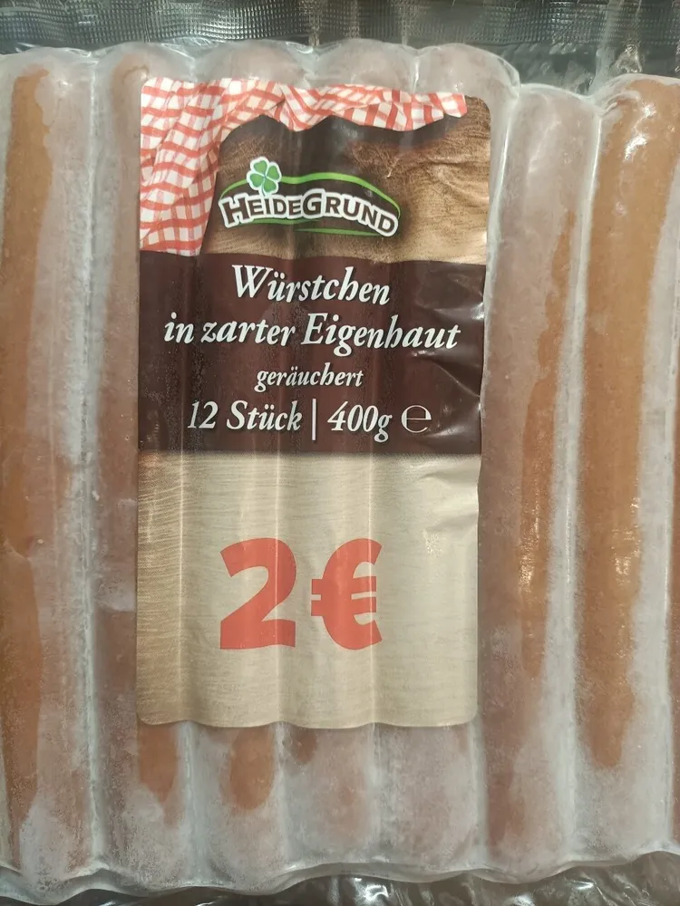 Würstchen mit zarter eigenhaut