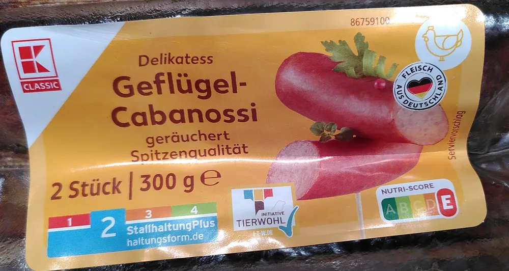 Geflügel-Cabanossi