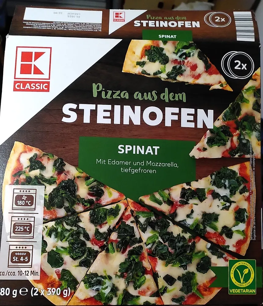 Spinat Pizza