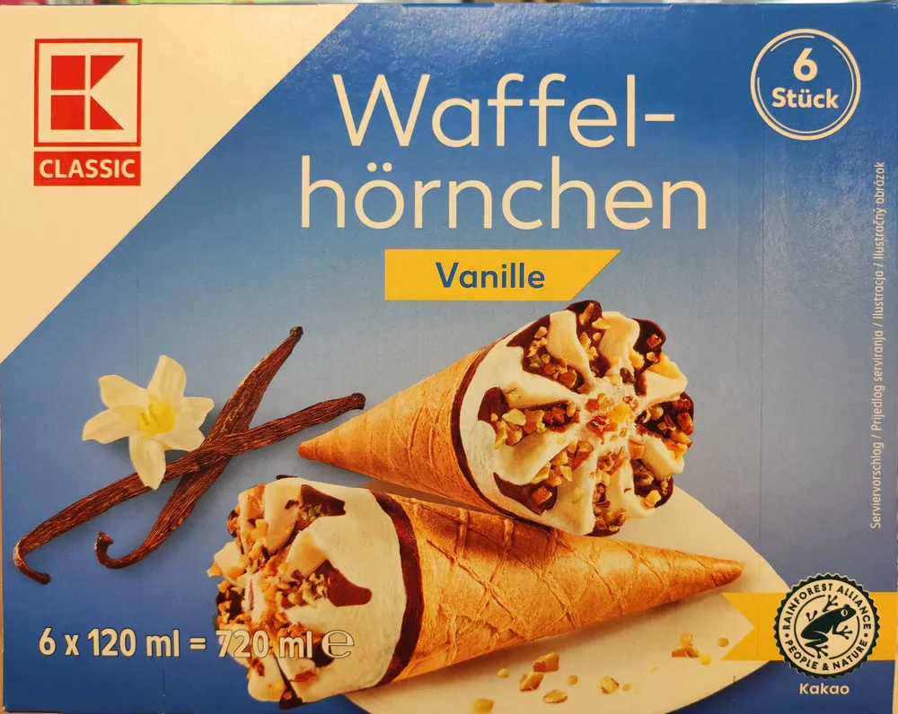Waffelhörnchen Vanille