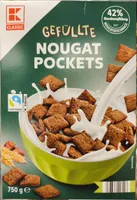 Gefüllte Nougat Pockets