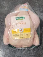 Frisches Hähnchen ohne Hals und Innereien