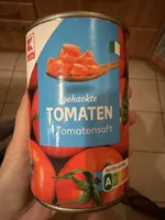 gehackte Tomaten