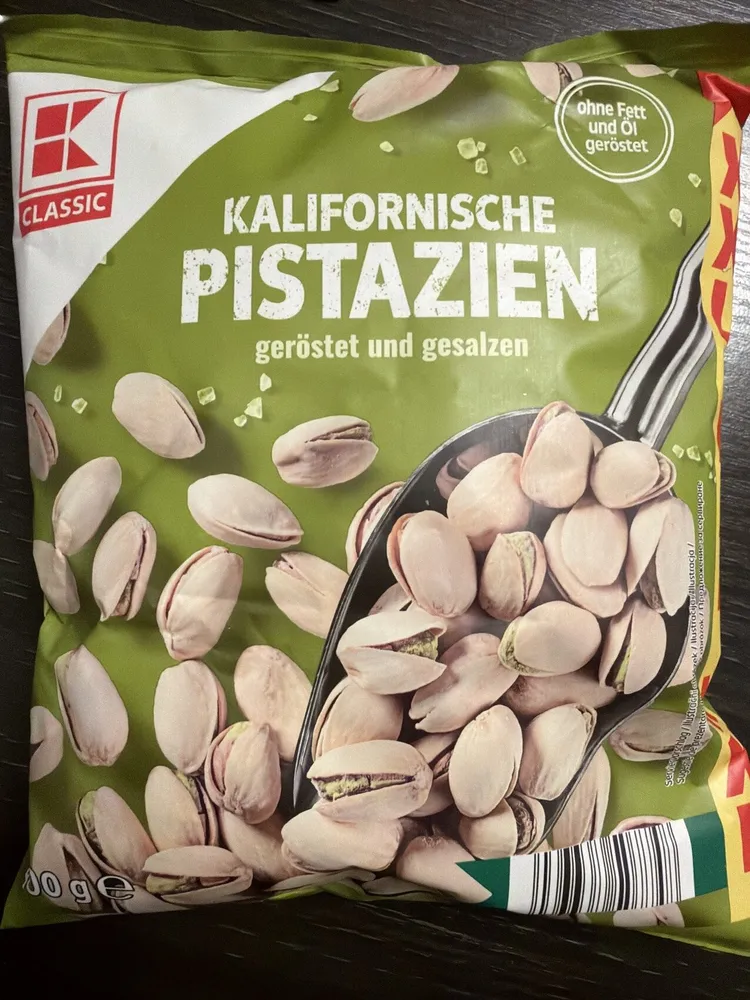 KALIFORNISCHE PISTAZIEN geröstet und gesalzen