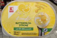 Buttermilch-zitrone Eis
