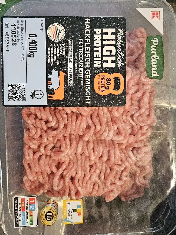 HIGH Protein Hackfleisch Gemischt Fettreduziert