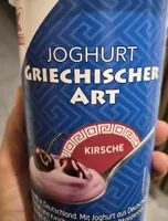 Joghurt griechischer art kirsche