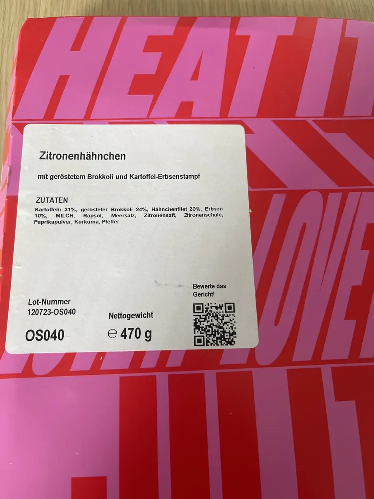Zitronenhähnchen
