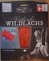 Friedrichs Kodiak Wildlachs geräuchert 4063600006380 Rotlachs kaltgeräuchert, in Scheiben geschnitten