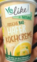 Frische Bio Hafer Kochcreme