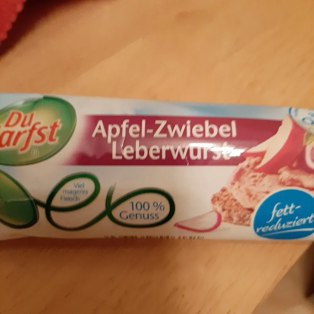 Apfel-Zwiebel-Leberwurst