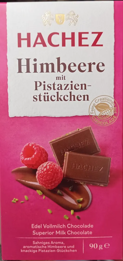 Himbeere mit Pistazienstücken