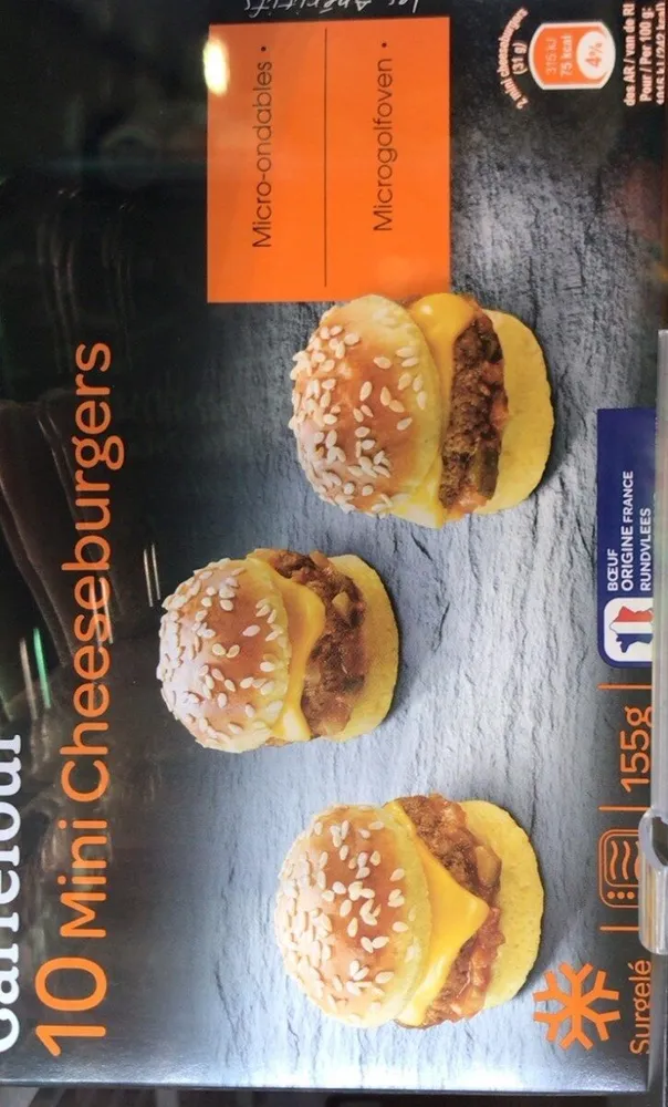 Mini cheeseburgers