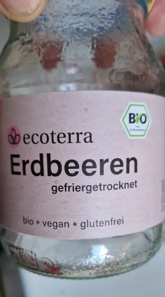 Erdbeeren gefriergetrocknet