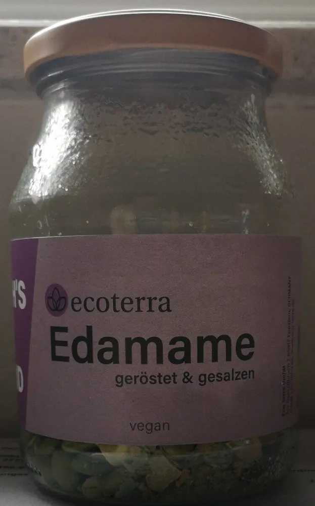 Edamame geröstet und gesalzen