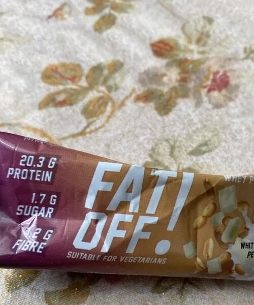 Fat off whey protein bar
