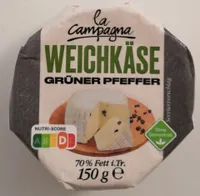 Weichkäse mit Pfeffer