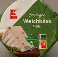 Cremiger Weichkäse Pfeffer