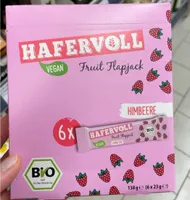 Fruit flapjack himbeere bio
