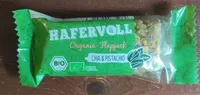 Hafervoll Organic-Flapjack Chia & Pistachio 60g 4064888000701 Bio-Haferriegel mit Bio-Chiasamen, Bio-Datteln und Bio-Pistazien