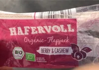 Organic Flapjack Berry & Cashew